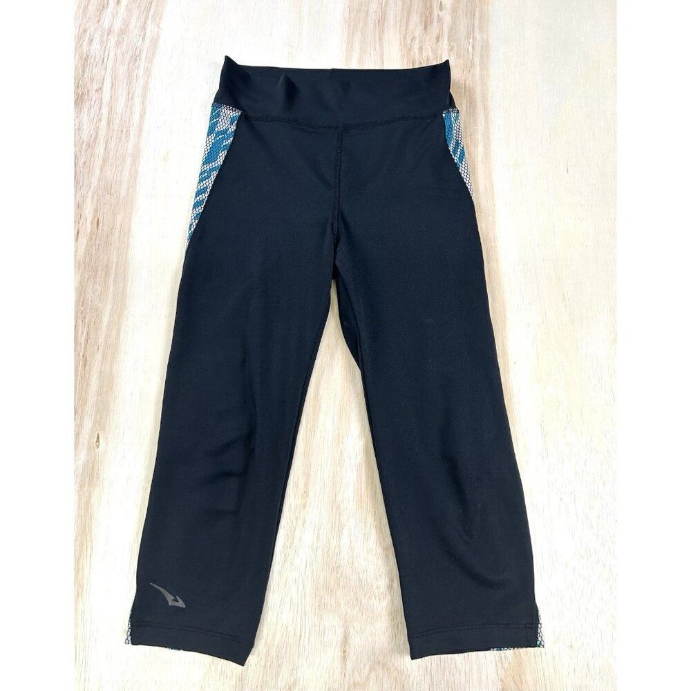 Convert Leggings Women's Small  Black With Blue